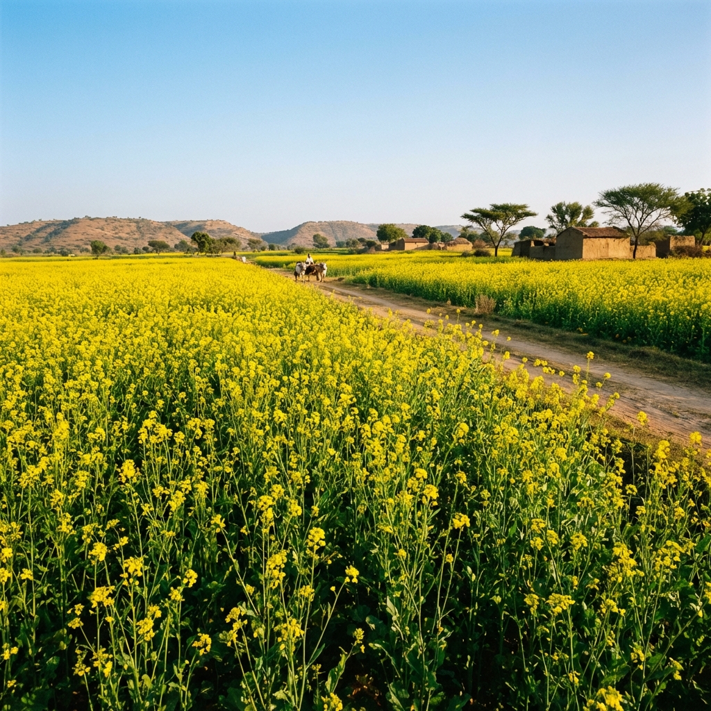 Mustard Fields in India